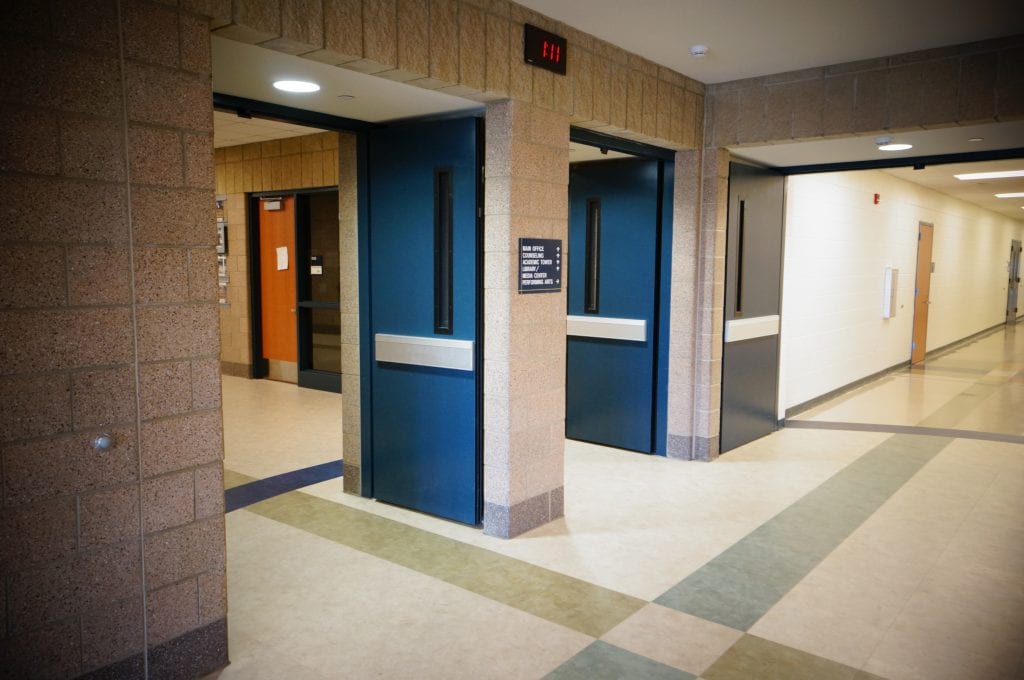 Total Doors installed in corridors