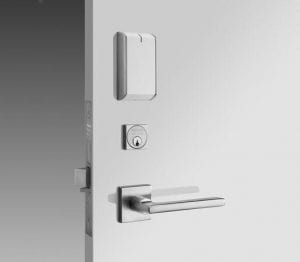 IN120 Wi-Fi lock with white cardreader