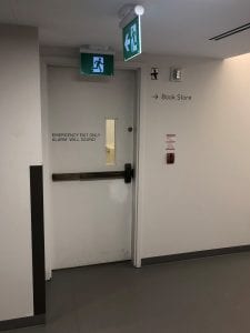 emergency exit door