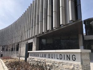 jackman law building exterior with sign