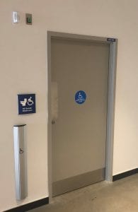 All Gender Washroom door