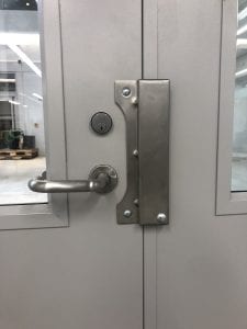 lock with latch guard
